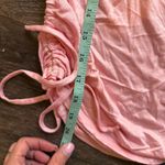 French Pastry Sunflower Twisted Rushed Y2k Pink Baby Tee Shirt Size Small NWOT t1231 Photo 8