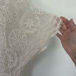 Rachel Zoe  One Size Lace Sheer Blouse Stylish Beach Cover-Up Photo 1