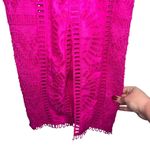 Charo Ruiz NEW NWOT Ibiza Ynisa Strapless Eyelet Midi Dress In Hot Pink Photo 6