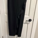 Lulus  After Hours Black Strapless Ruffled Maxi Dress Size Small Photo 4