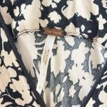 Free People  Black and White Sheath Dress Plunge Neckline Sleeveless Photo 2