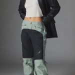 Urban Outfitters Black Gray Silence + Noise Lee Colorblock Moto Pant Joggers Photo 4