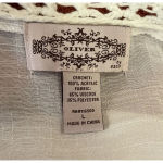 Oliver Large Cardigan Boho Fringe Crochet Open Front‎ Swimsuit Cover Up Beach White Photo 7