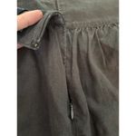 Banana Republic  Short Skirt Black Women’s size 2 Feminine Linen Boho Pleated Photo 2