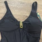 Blooming Jelly Black Women's One Piece Swimsuit Photo 1