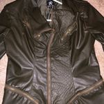Double Zero Green leather jacket Photo 2