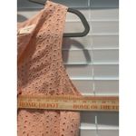 Everly ‎ Feminine Floral Eyelet Detail Coral Light Pink Spring Sun Dress Size M Photo 10