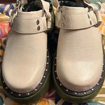 Farm Rio  Leather Ivory Sling Back Harness Clog/Shoes(Size 6) Photo 6