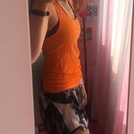 Orange Workout Tank Photo 2