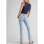 Free People Aiden Slim Flare Jeans / Totally Buggin Blue Photo 1