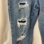 Wax Jean  Blue Distressed Boyfriend Jeans Photo 2