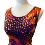 Vintage Dress Medium Large Y2K Fall Maxi Long Dress 90s RARE Cut Out back Boho Purple Photo 8