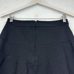 Banana Republic Ponte Fit and Flare Knit Black Mini Skirt Women’s Sz 2 Photo 6