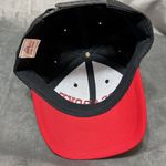 Vintage Apsaroke Snapback Hat Crow Native American Black‎ Red Otto Cap Black Photo 5