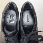 Vince  Benfield Black Leather‎ Platform Sneakers Low Top Womens Sz 7 US -Ret $250 Photo 11