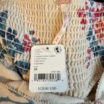 Free People Francesca Floral Print Mini Dress Women's Medium Warm Ivory Boho NWT Photo 13