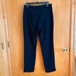 Veronica Beard Pants Size 4 navy Front Seam Career Business Casual Slim Fit Photo 1