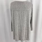 Kim And Cami New  Square Neck Babydoll Soft Knit Sweater Heather Grey Photo 7
