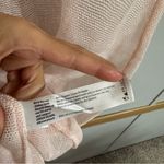 Eileen Fisher  Light Pink Linen Blend Sheer Swimsuit Coverup Top Size Medium Photo 8