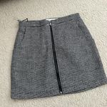ASTR Black And White Checkered Skirt Photo 0