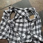 Arizona Jean Company Plaid long sleeve shirt with shoulder cutouts  Photo 2