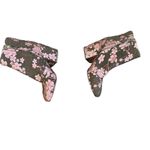 Sam Edelman  TAYE CHERRY BLOSSOM BLACK JACQUARD BROCADE BLOCK HEEL ANKLE BOOTIES Photo 2