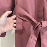London Fog Vintage  Womens Trench Overcoat Sz 10R Pockets Mauve Lined Photo 1