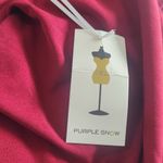 Purple Snow  Oxblood Romper NWT Size XL Burgundy Sleeveless Short Romper Photo 10