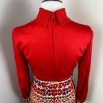 Vintage Mr Blackwell 1970s Midi Dress & Vest Set Folk Photo 10