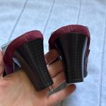 Aerosoles Burgundy Mules with Belt Strap Photo 3