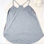 Forever 21  Womens Top Medium Gray Stars Stripes USA Tank Cami Americana Summer Photo 2