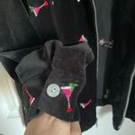 The Quacker Factory Crystal Stud Black Velvet Holiday
Martini Zip Jacket Small Photo 5