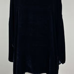 CP Shades Sibella Top Womens Small Velvet Silk Blend Boxy 3/4 Sleeve Oversized S Photo 0