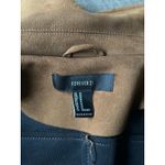 Forever 21  Women's Brown Faux Suede Moto‎ Biker Jacket Size Medium Photo 6