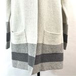 Bianco&Blu Made in Italy Gray Black knit Sweater Coat Size M Size M Photo 6