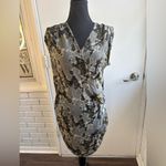 IRO  Shana Silk Wrap Ruched Dress‎ 3 boho whimsical vacation holiday workwear Photo 1