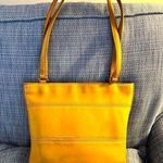 Coach Vintage Tribeca Legacy Tan Leather Tote Bag dbl handles zip top & pocket Photo 0