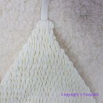 Aila Blue NEW  Free People‎ Soraya Bikini Top, white, size S Photo 4