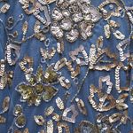 Mac Duggal 5717 Womens Blue Embellished Butterfly Sleeve High Neck Gown Photo 8