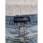 Levi's Jeans Shorts Juniors Size 9 Distressed Cuffed Cotton Blue Denim Photo 4