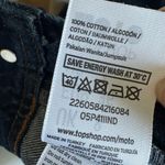 Topshop Moto Blue Denim Overalls size 4 farmhouse country Ranch Photo 7