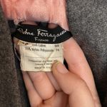 Salvatore Ferragamo Vintage 1980s wool ruffle pleated sheath dress size 40 4 Photo 2