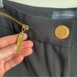 Roberto Cavalli Vintage 90s Y2k CLASS Black Pants Trousers Slacks Gold Zipper 8 Photo 3