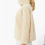 Tuckernuck ‎ Teddy Fleece Rollins cowel neck tan sweatshirt Photo 1