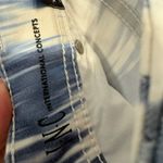 INC Blue Printed Skinny Leg Pants Size 4 Photo 4