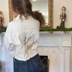 PacSun  cropped white jean jacket Photo 3