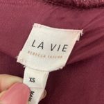 Rebecca Taylor La Vie Bordeaux Cotton Dress VICTORIAN EDUARDIAN RENAISSANCE Photo 2