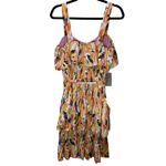 Mila Mae Floral Tiered Pleated Midi Dress Photo 5