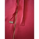 Donna Karan  Active Pink Zip Hoodie Bell Sleeves Drawstring Cuffs Women’s M Photo 7