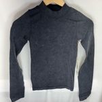 Vintage Havana seamless long sleeve mock neck top size One Size Gray Photo 0